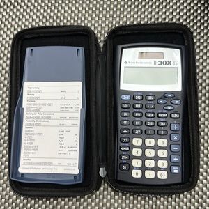 NWOT TI-30XIIS calculator with case